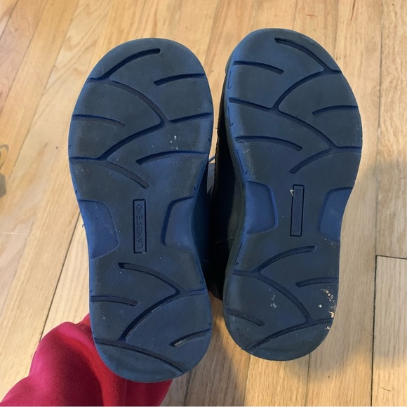 Lands End Youth Blue Snow Boots Hook and Loop Closure Adjustable Size 11 - Picture 7 of 7